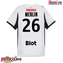 Camiseta Stade Rennais Quentin Merlin #26 Visitante Equipación 2025-26 manga corta
